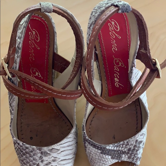 Paloma Barcelo platform espadrille sandals sz 7 - Picture 4 of 7